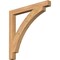 Ekena Millwork Thorton Block Smooth Bracket, Western Red Cedar, 3 1/2"W x 36"D x 36"H BKT04X36X36THR05SWR - alternate 1